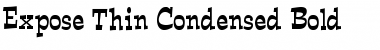 Download Expose Thin Condensed Font