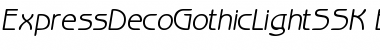 Download ExpressDecoGothicLightSSK Font