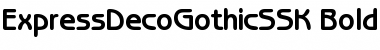 Download ExpressDecoGothicSSK Font