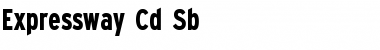 Download Expressway Condensed SemiBold Font