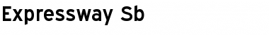 Download Expressway SemiBold Font