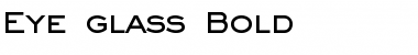 Download Eye glass Font