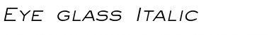Download Eye glass Font