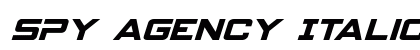 Spy Agency Italic Italic preview