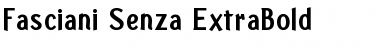 Download Fasciani-Senza ExtraBold Font