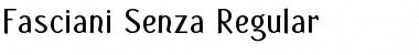 Download Fasciani-Senza Regular Font