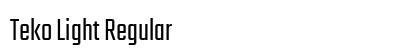 Teko Light Regular preview