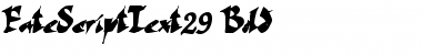 Download FateScriptText29 Font