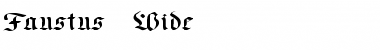Download Faustus Wide Font