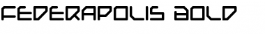Download Federapolis Bold Bold Font