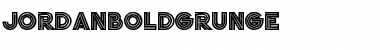 Download jordan bold grunge Regular Font