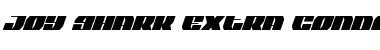 Download Joy Shark Extra-Condensed Italic Font