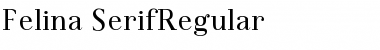 Download Felina SerifRegular Regular Font