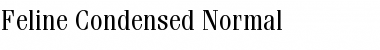 Download Feline Condensed Normal Font