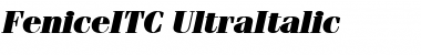 Download FeniceITC Ultra Italic Font