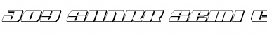 Download Joy Shark Semi-Condensed 3D Italic Font