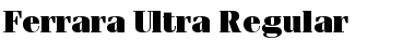 Download Ferrara-Ultra Regular Font