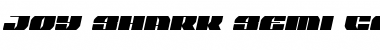 Download Joy Shark Semi-Condensed Semi-Italic Semi-Condensed Semi-Italic Font