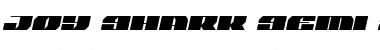 Download Joy Shark Semi-Italic Font
