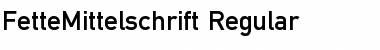 Download FetteMittelschrift Regular Font