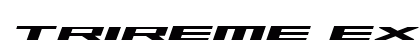 Trireme Expanded Bold Italic Expanded Bold Italic preview