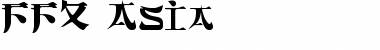 Download FFX Asia Regular Font