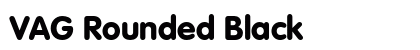 VAG Rounded Black preview