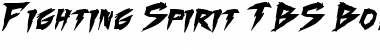 Download Fighting Spirit TBS Bold Font