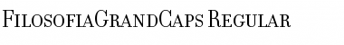 Download FilosofiaGrandCaps Regular Font
