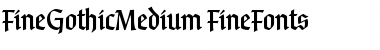 Download FineGothicMedium Font