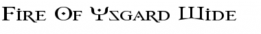 Download Fire Of Ysgard Wide Regular Font