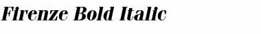 Download Firenze Bold Italic Font