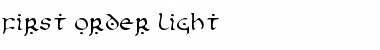 Download First Order Light Light Font