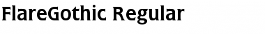 Download FlareGothic-Regular Regular Font