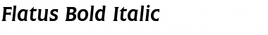 Download Flatus Bold Italic Font