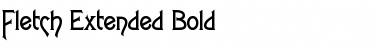 Download Fletch Extended Bold Font