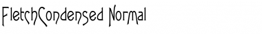 Download FletchCondensed Normal Font