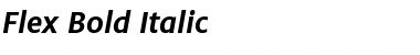 Download Flex Bold Italic Font