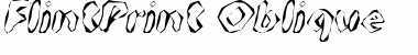 Download FlintPrint Oblique Font