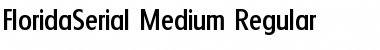 Download FloridaSerial-Medium Font