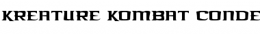 Download Kreature Kombat Condensed Condensed Font