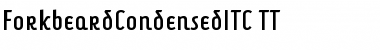 Download ForkbeardCondensedITC TT Font