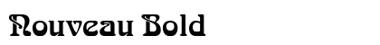 Nouveau Bold preview