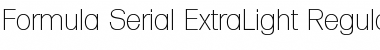 Download Formula-Serial-ExtraLight Regular Font