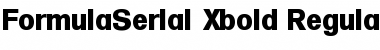 Download FormulaSerial-Xbold Font