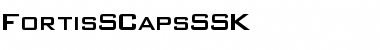 Download FortisSCapsSSK Regular Font
