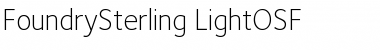 Download FoundrySterling-LightOSF Regular Font