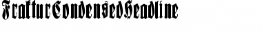 Download FrakturCondensedHeadline Regular Font