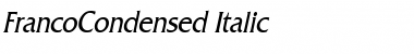 Download FrancoCondensed Font