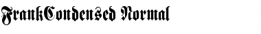 Download FrankCondensed Font